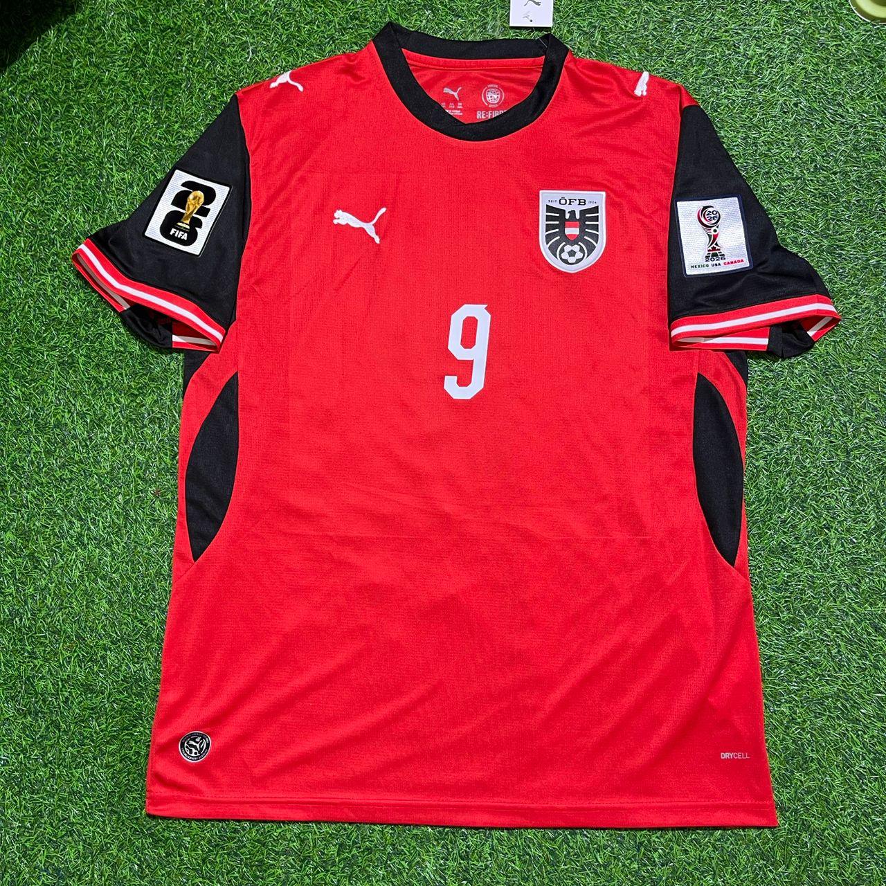 Austria 2026 Marcel Sabitzer #9 Kids New Season Soccer Kit Football Jersey