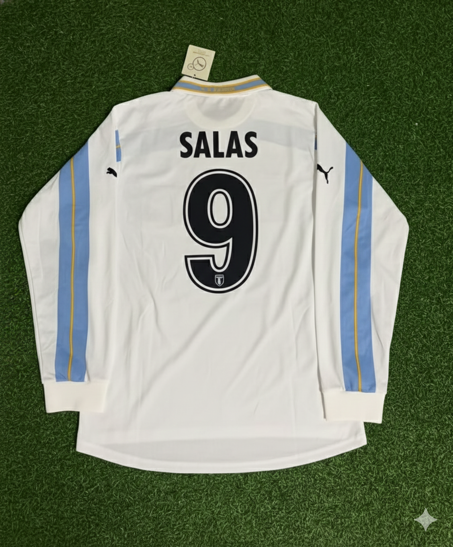 Marcelo Salas Lazio 1999 2000 White Long Sleeve Retro Football Jersey Collection