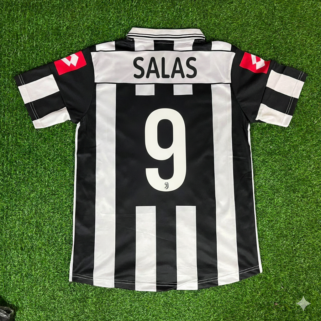 Marcelo Salas Juventus 2001 2002 Season Retro Football Jersey