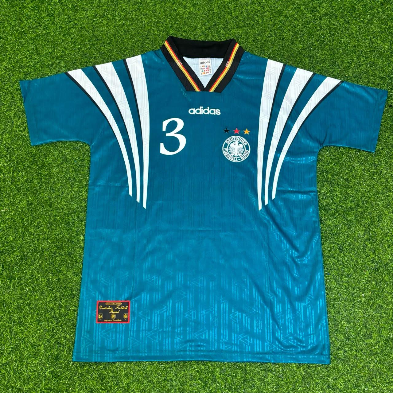 Germany EURO 1996 Marco Bode Deutschland Retro Football Jersey