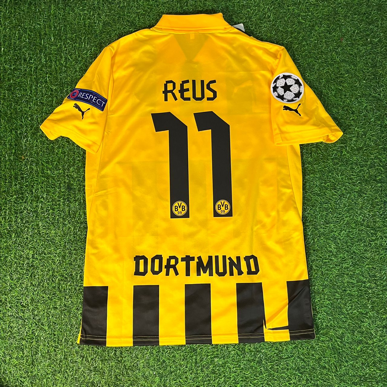 Marco Reus 11 - Dortmund 2012/13 Champions League Retro Football Jersey Kit