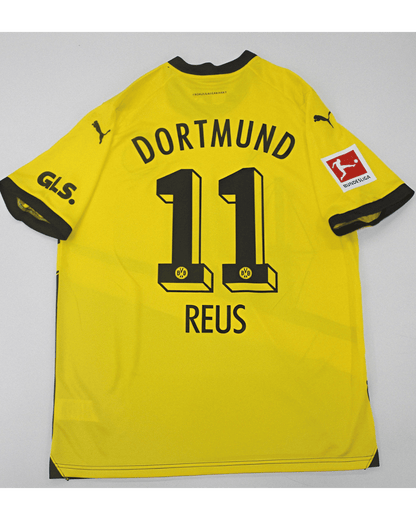 Marco Reus 11 - Dortmund 23/24 Bundesliga Retro Football Jersey Kit