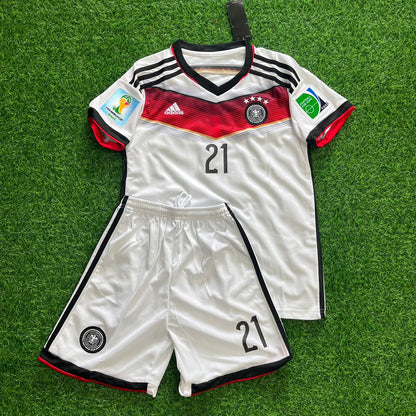 Marco Reus Germany 2014 White Retro Kids Football Jersey Collection
