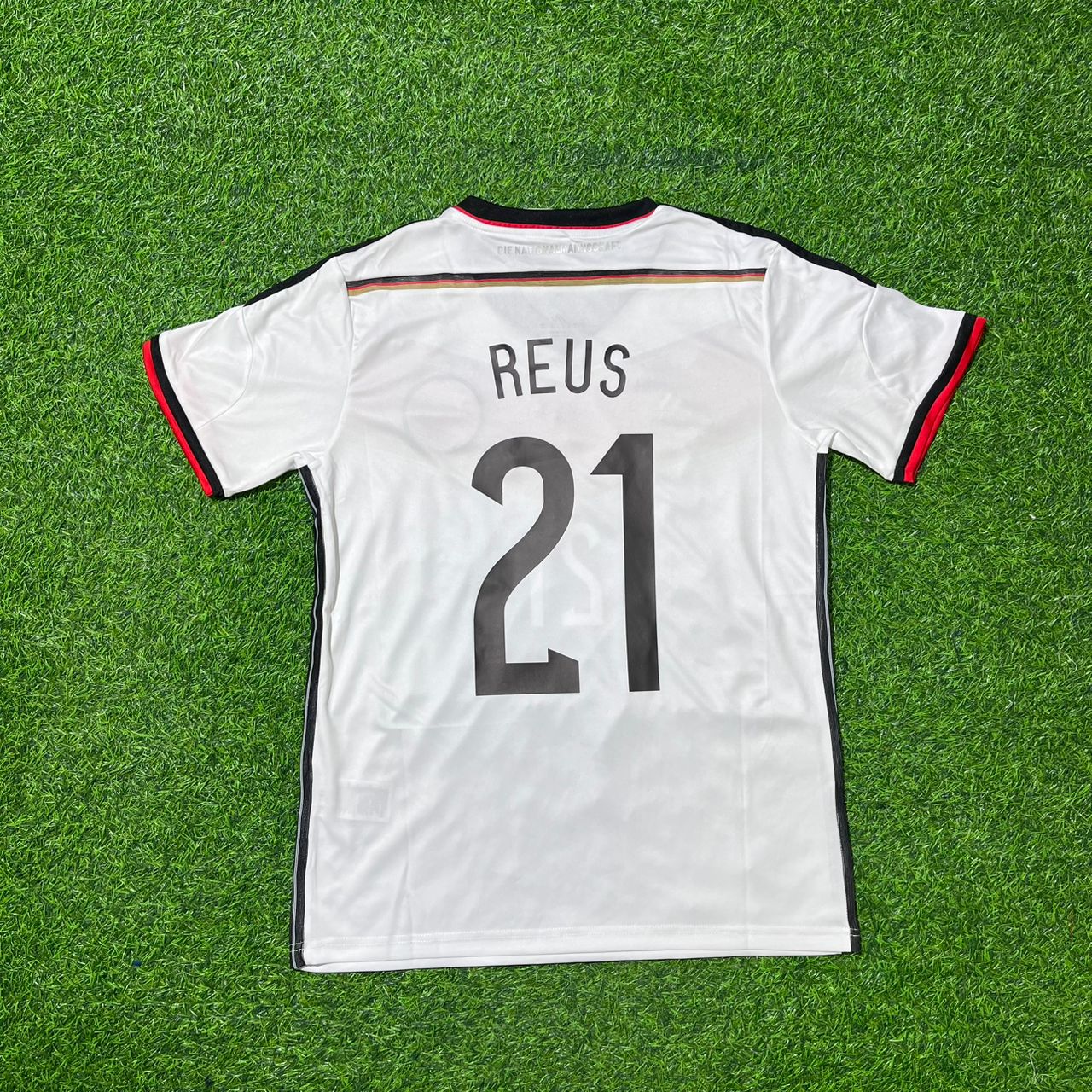 Germany World Cup 2014 Marco Reus - Deutschland White Retro Football Jersey Kit