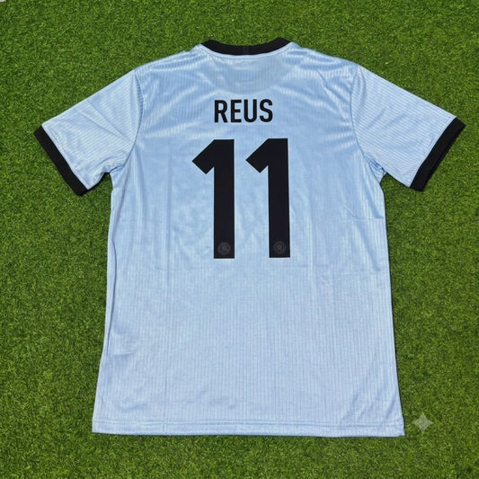Marco Reus Germany 125th Year Special Clear Blue Retro Football Jersey Kit