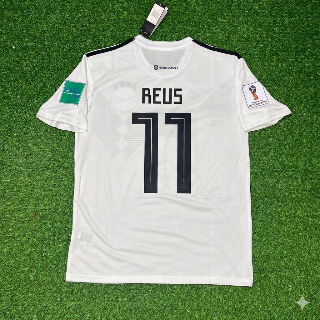 Germany World Cup 2018 Marco Reus Deutschland Retro Football Jersey