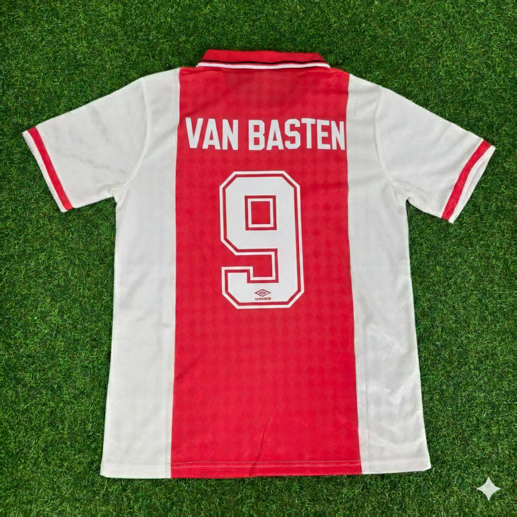 Marco van Basten AFC Ajax Retro Football Jersey Kit