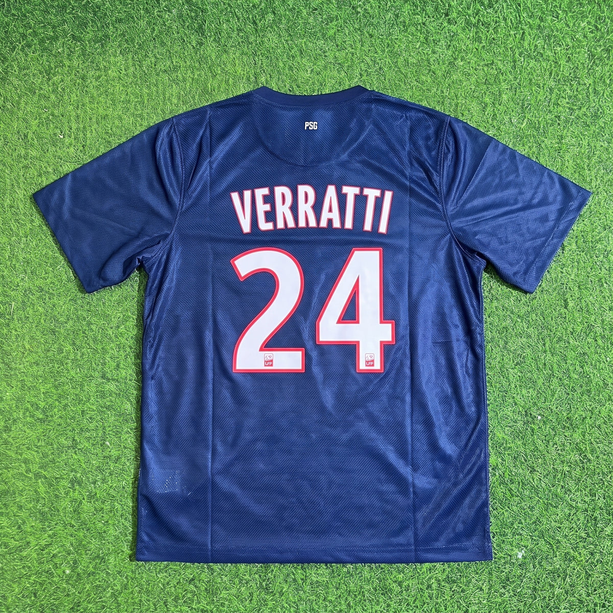 Marco Verratti #24 PSG 2012/2013 Season Home Blue Retro Football Jersey Trikot Maillot