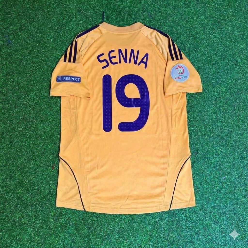Spain EURO 2008 Marcos Senna 19- Retro Football Jersey