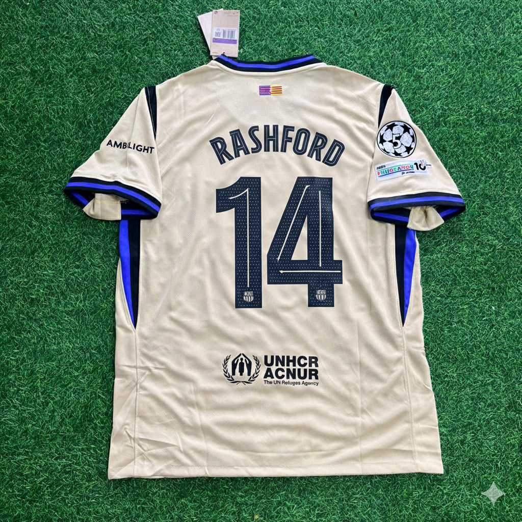 Marcus Rashford Barcelona 2025/2026 Season Football Jersey Kit
