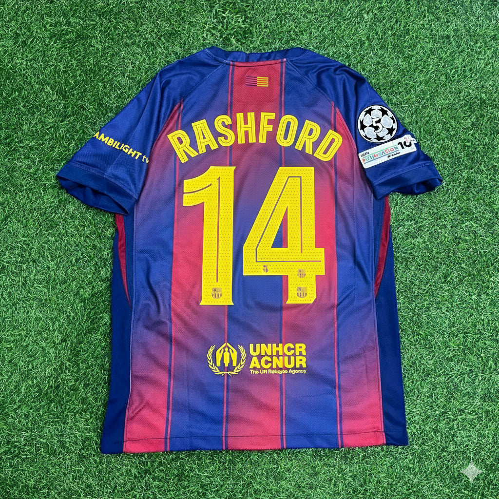 Marcus Rashford Barcelona 2025/2026 Season Football Jersey Edition 2