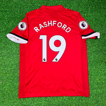 Marcus Rashford Manchester United 2017/2018 Football Jersey Kit