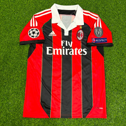 Mario Balotelli AC Milan 2012/13 Home Retro Football Jersey Kit