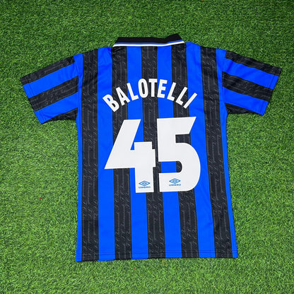 Mario Balotelli Inter Home Retro Football Jersey Kit