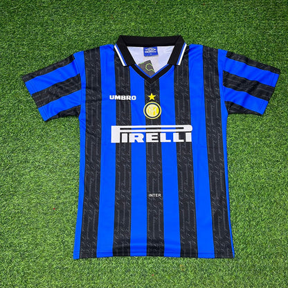 Mario Balotelli Inter Home Retro Football Jersey Kit