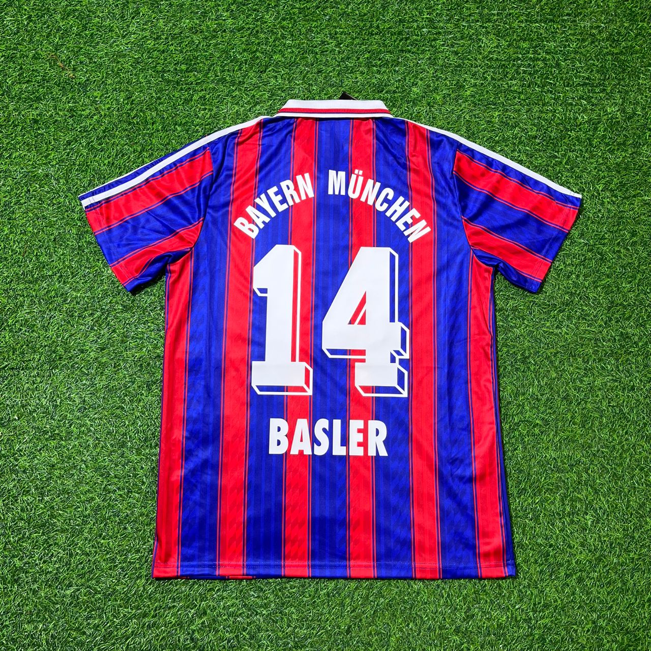 Mario Basler Bayern Munich 1995 1997 Retro Football Jersey Kit