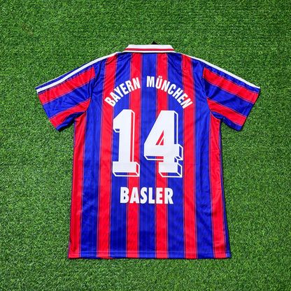 Mario Basler Bayern Munich 1995 1997 Retro Football Jersey Kit