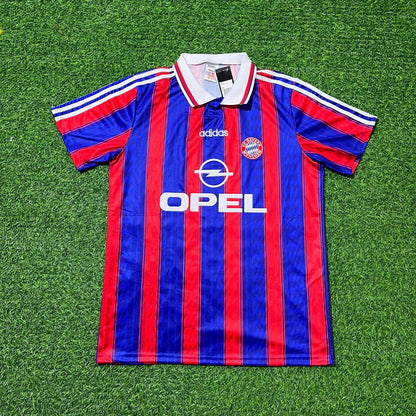 Mario Basler Bayern Munich 1995 1997 Retro Football Jersey Kit