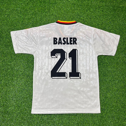Mario Basler Deutschland 1994 World Cup Retro Football Jersey Kit