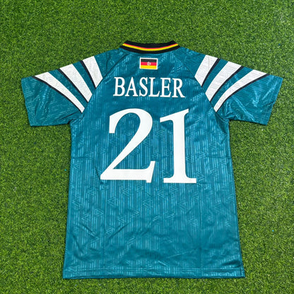 Mario Basler Deutschland Germany Retro Fussballtrikot Jersey
