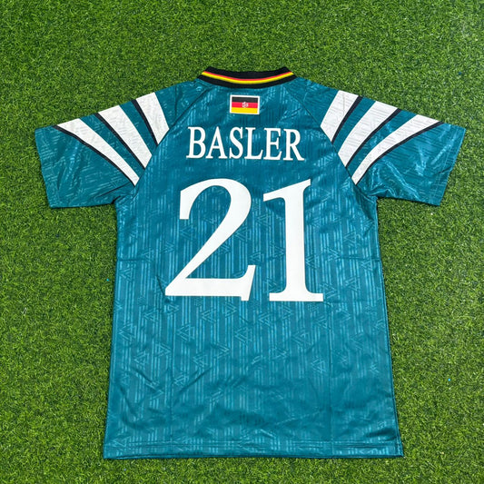 Mario Basler Deutschland Germany Retro Fussballtrikot Jersey