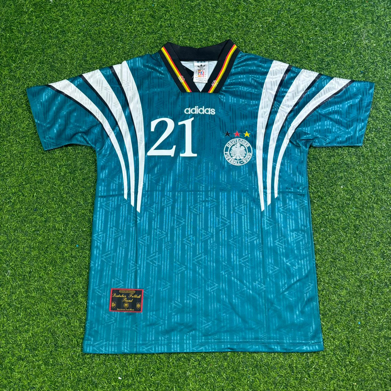 Mario Basler Deutschland Germany Retro Fussballtrikot Jersey