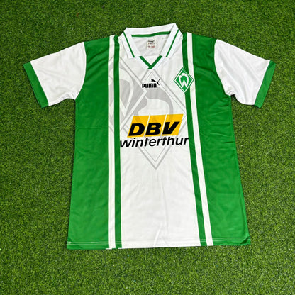 Mario Basler Werder Bremen Retro Fußballtrikot Kit Jersey