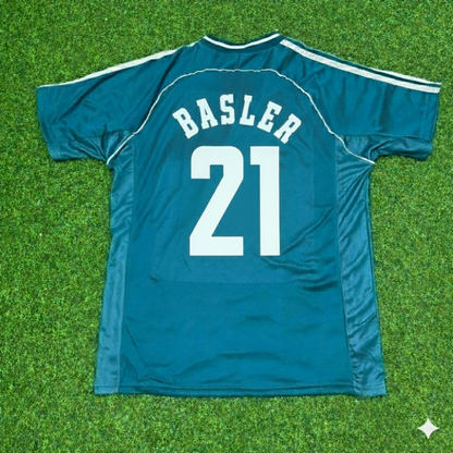 Mario Basler Germany Away Retro Football Jersey Kit