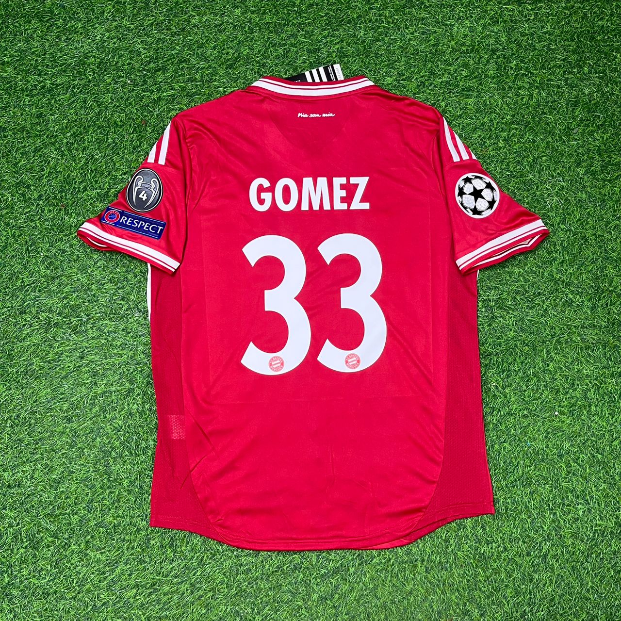 Mario Gomez Bayern Munich 2013 Champions League Final Football Jersey Kit