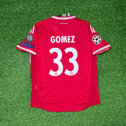 Mario Gomez Bayern Munich 2013 Champions League Final Football Jersey Kit