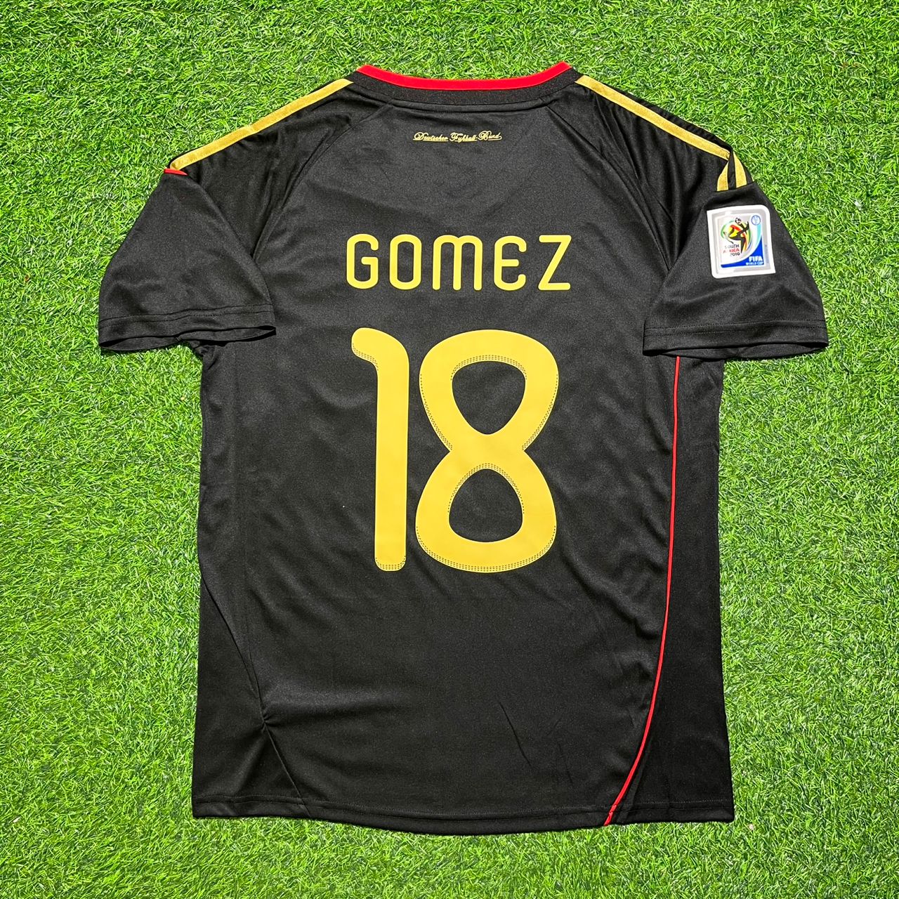 Germany World Cup 2010 Mario Gomez Black Football Jersey