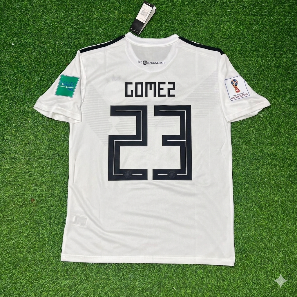 Germany World Cup 2018 Mario Gomez Deutschland Retro Football Jersey