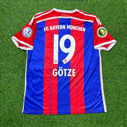 Mario Götze Bayern Munich 2014-2015 Football Jersey Kit