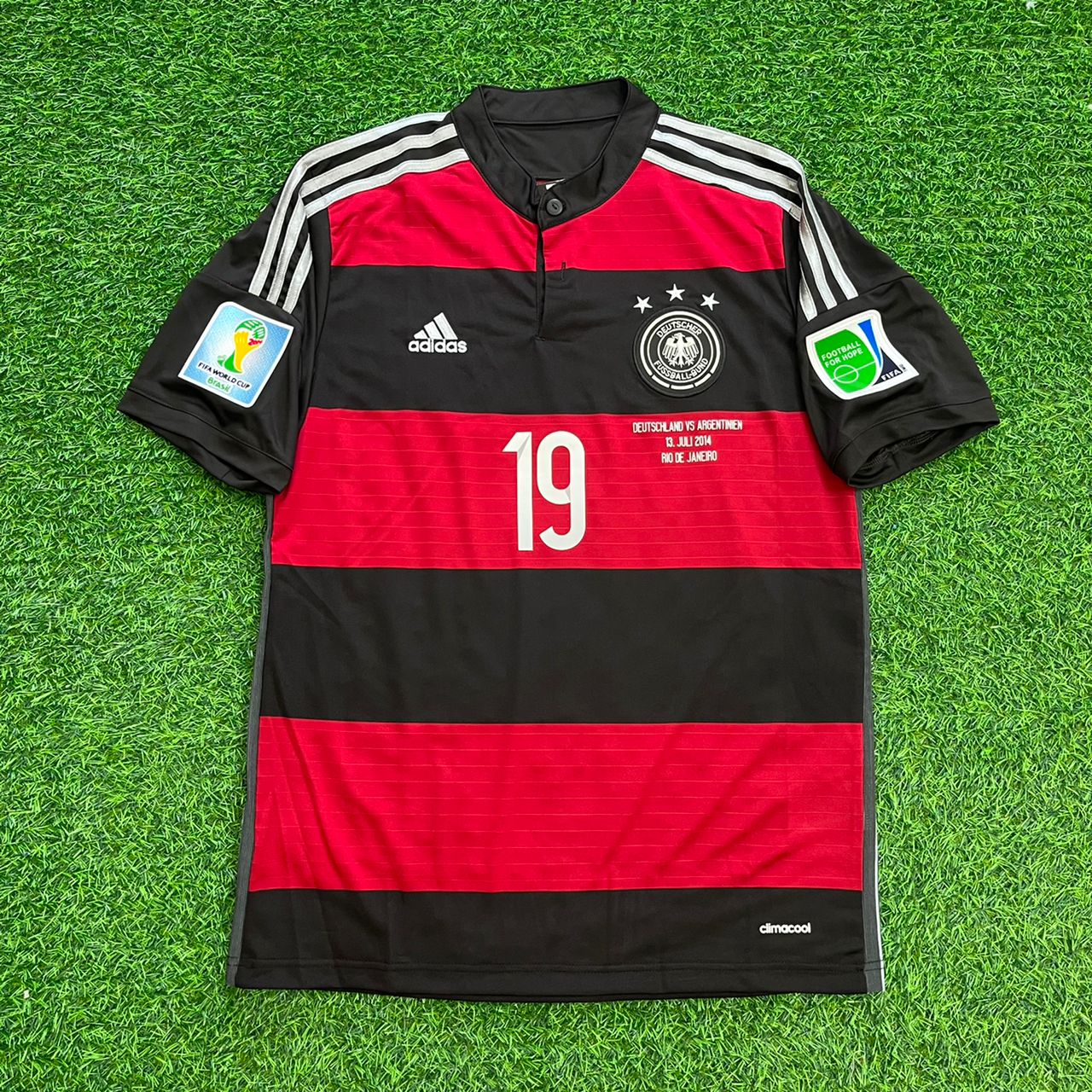 Mario Götze Germany 2014 Brazil World Cup Final Retro Football Jersey Kit