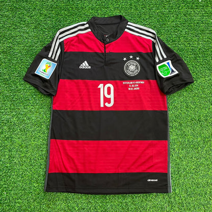 Mario Götze Germany 2014 Brazil World Cup Final Retro Football Jersey Kit