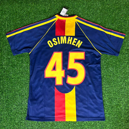 Victor Osimhen 45 Galatasaray 2000 UEFA Retro Football Jersey Kit Forma