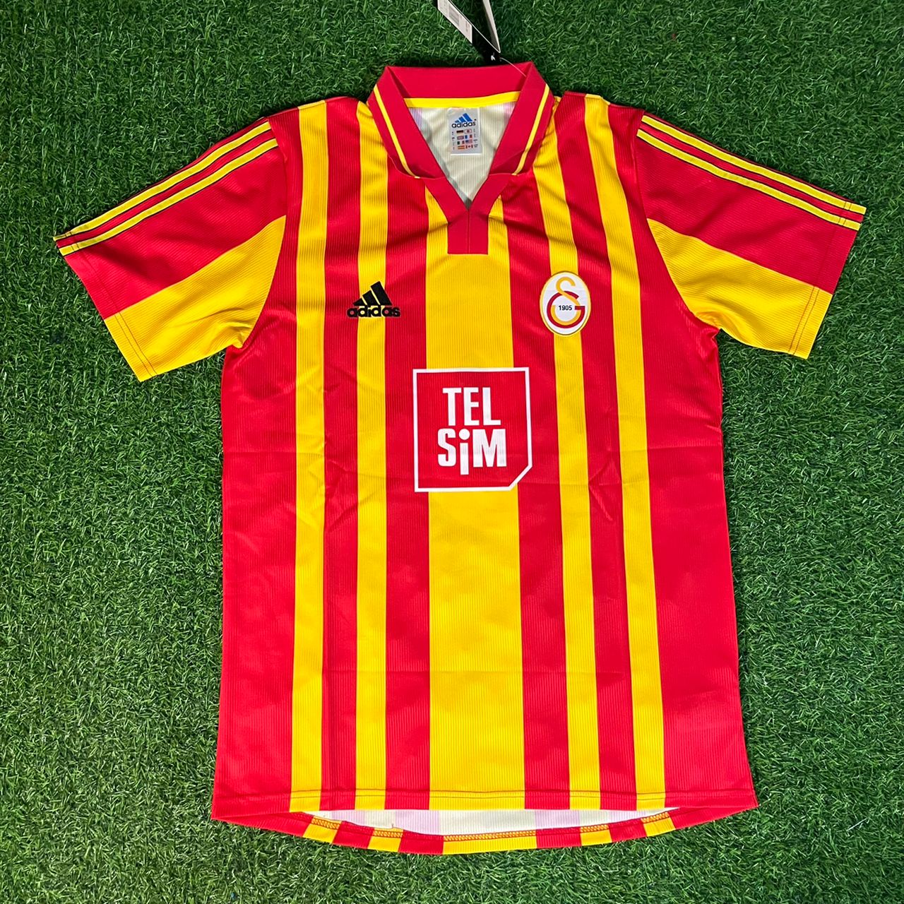 Gheorghe Popescu 4 Galatasaray 2000 UEFA Super Kupa Final Retro Football Jersey Kit Forma