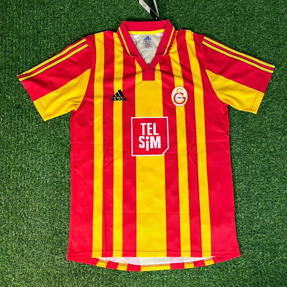 Gheorghe Popescu 4 Galatasaray 2000 UEFA Super Kupa Final Retro Football Jersey Kit Forma