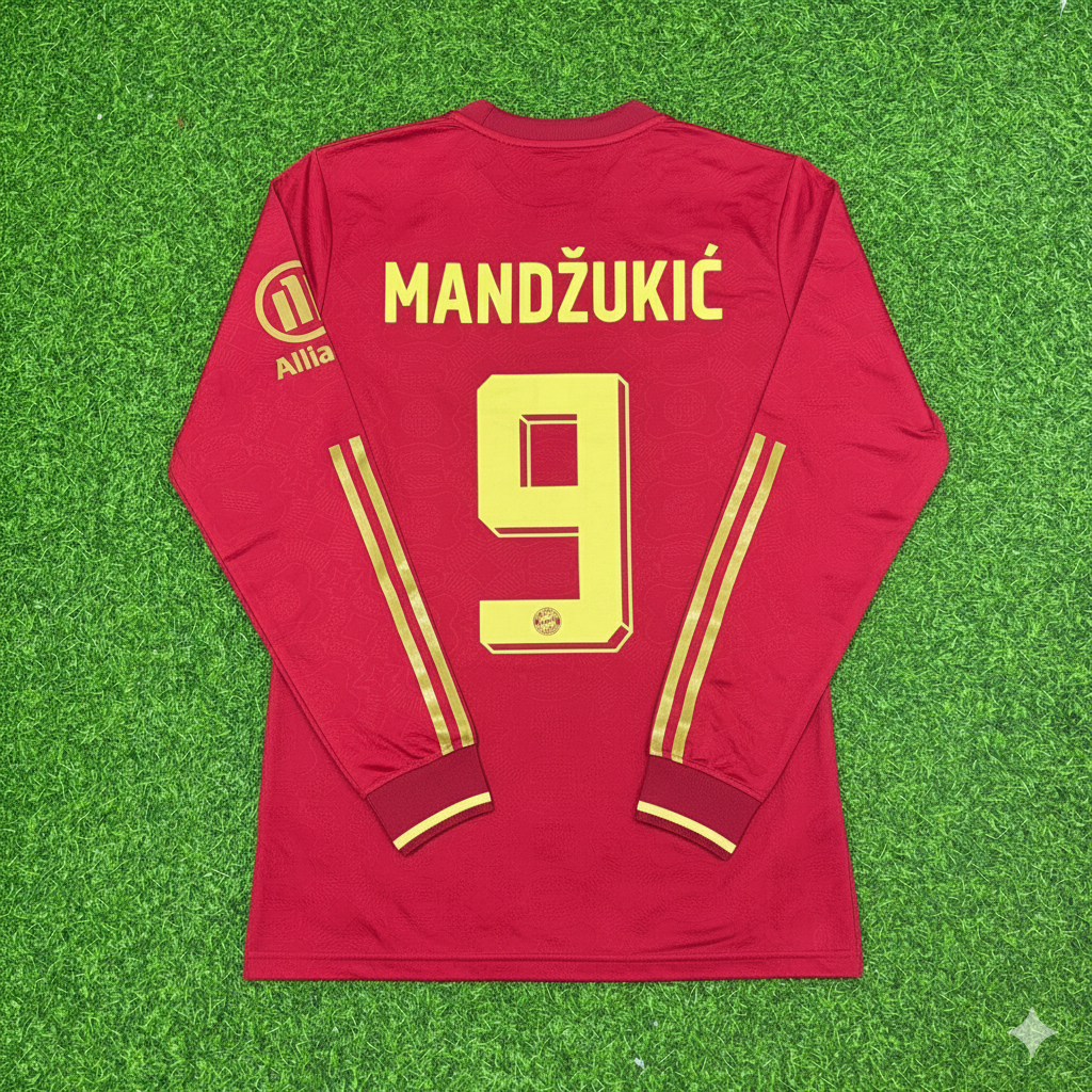 Mario Mandžukić 9- Bayern München 125 Jahre Spezial-Edition Fußballtrikot Paradise Edition