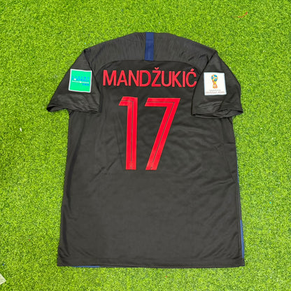 Mario Mandzukic Croatia World Cup 2018 Final Football Jersey