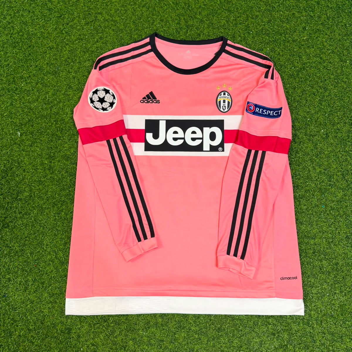 Mario Mandzukic Juventus Pink Retro 2015-2016 Pink Football Jersey