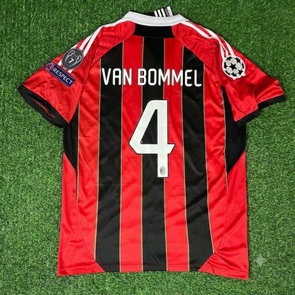 Mark van Bommel AC Milan Home Retro Football Jersey Kit