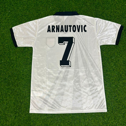 Marko Arnautovic Austria White Retro Football Jersey Kit