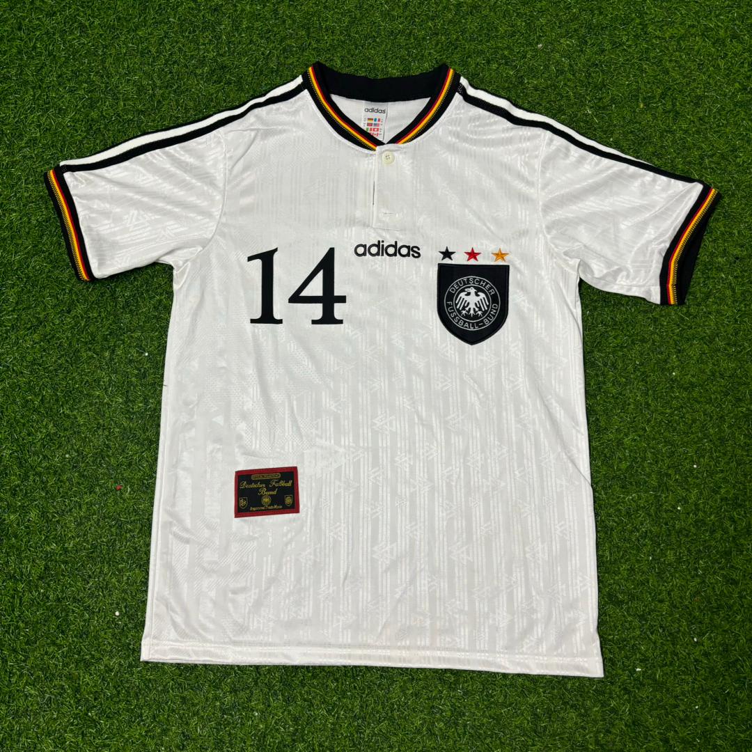 Markus Babbel Deutschland EM 1996 Finale Heim Retro Fußballtrikot Set Jersey