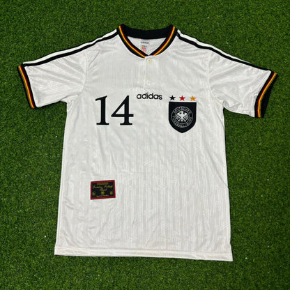 Markus Babbel Deutschland EM 1996 Finale Heim Retro Fußballtrikot Set Jersey