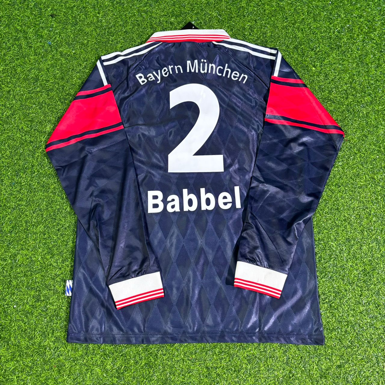 Markus Babbel FC Bayern München 1997/98 Saison Langarm Heim Retro