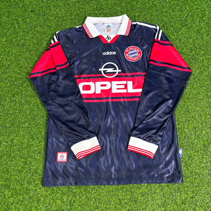 Markus Babbel FC Bayern München 1997/98 Saison Langarm Heim Retro