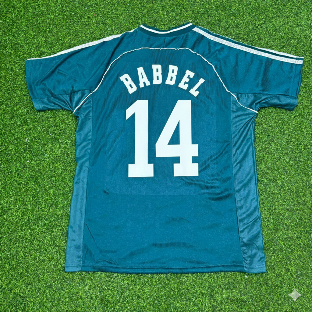 Germany World Cup 1998 Markus Babbel Away Retro Football Jersey