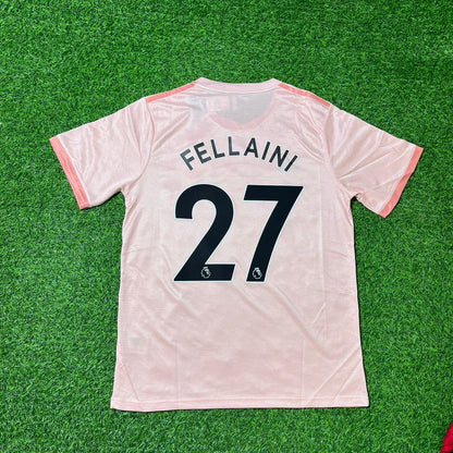 Marouane Fellaini Manchester United 2018/19 Pink Retro Football Jersey Collection