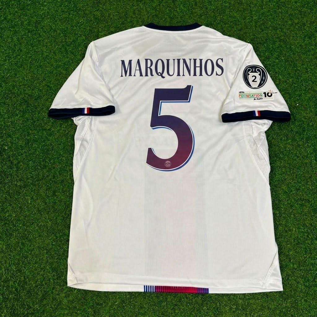 Marquinhos White Football Jersey